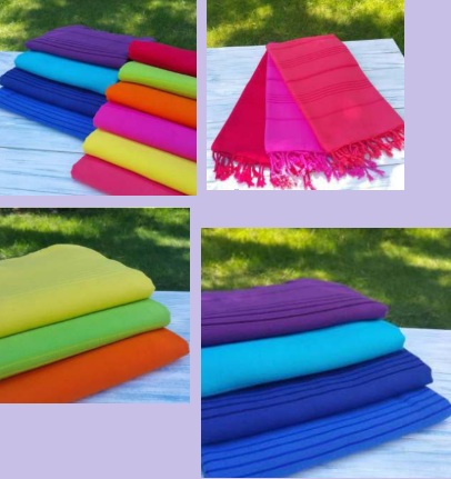 Terry basic towels - multi (ready stock)